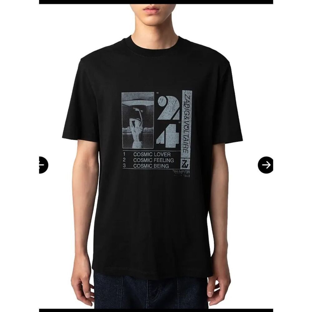 ZADIG & VOLTAIRE Ted Photoprint Tee NWT XS